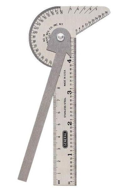 General Tools 16ME Multi-Use Rule And Gauge, Stainless Steel