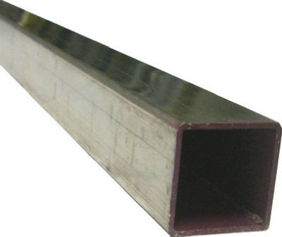 SteelWorks 11389 Square Aluminum Tube, 1" x 36", Mill Finish