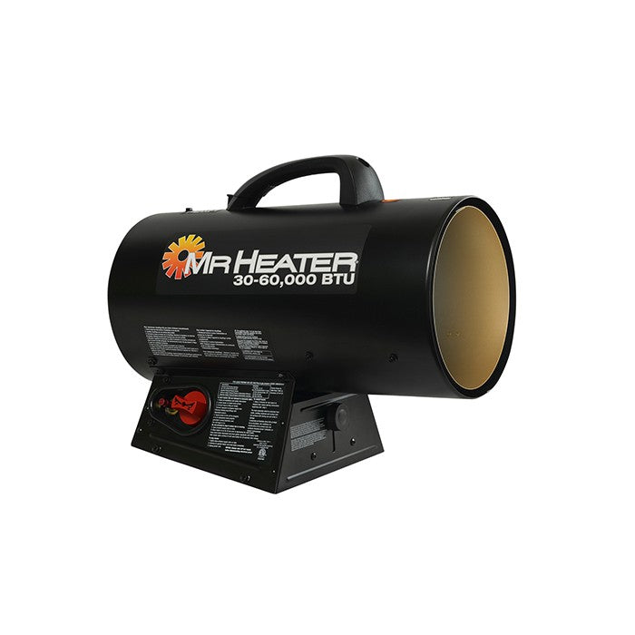 Mr Heater F271370 Liquid Propane Forced Air Heater w/Hose & Regulator, 60K BTU