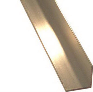 SteelWorks 11338 Aluminum Angle, 1/8" x 1-1/2", Mill Finish