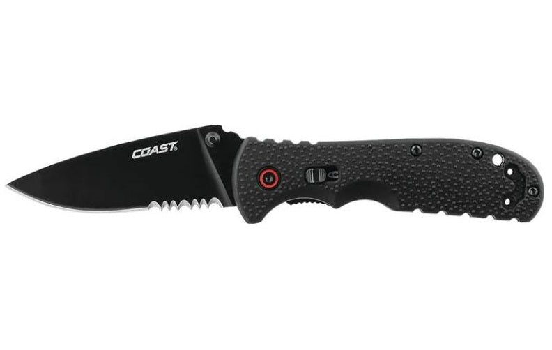 Coast 20857 Assist Max Lock Folding Knife, Stainless Steel, Nylon Handle, 7-1/8" L