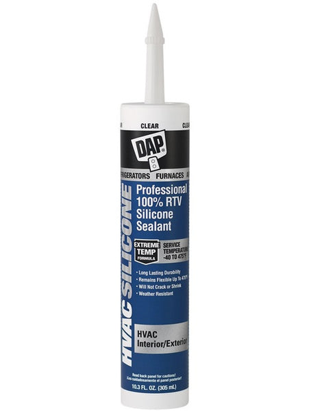 Dap 1696475 HVAC Professional 100% RTV Silicone Sealant, 10.3 Oz