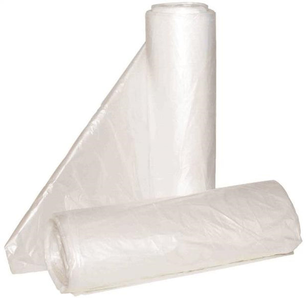 Husky HK55WC080C Trash Bag, 55 Gal Capacity, Clear