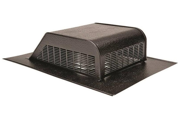 Lomanco 730B Slant Back Static Roof Ventilator, Aluminum, Black