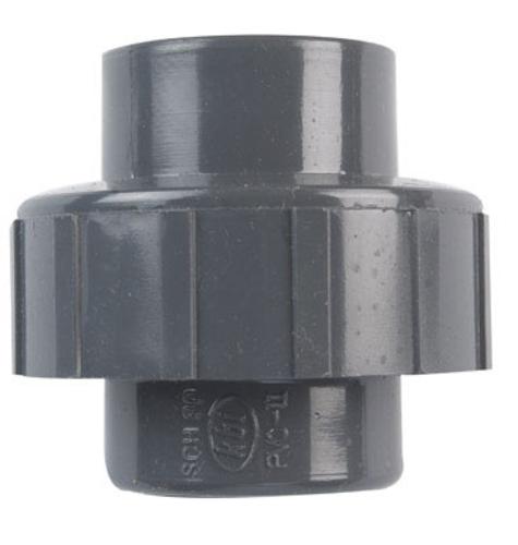 King Brothers U-1000-T Schedule 80 Pvc Union 1"