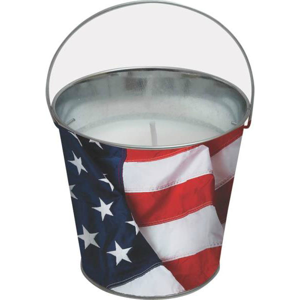 Worldwide Sourcing Y2563 Stars & Stripes Citronella Candle, 5"