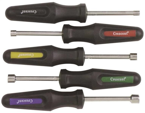 Crescent CND5SAE Hollow Shaft Nutdriver Set, 5 Piece