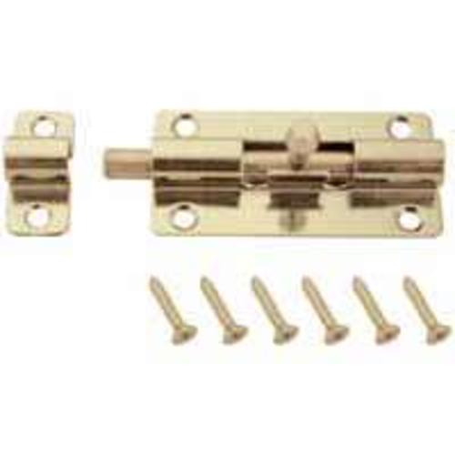 Mintcraft 20474CZB3L Barrel Bolt, 6", Satin Brass