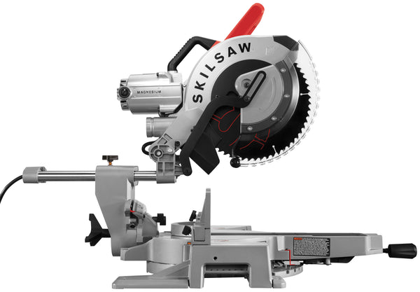 Skilsaw SPT88-01 Worm Drive Dual Bevel Sliding Miter Saw, 12 In