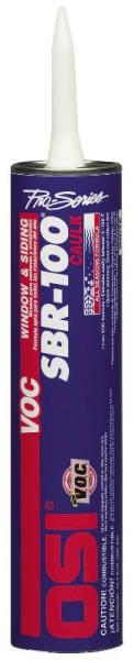 OSI 1797594 Voc Sbr Sealant, White, 10 Oz