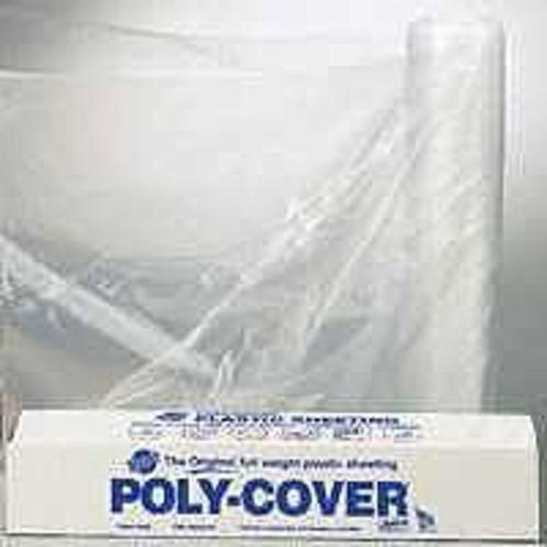 Lbm Poly 6X8-C Polyethylene Film, Clear, 8&#039; x 100&#039;, 6 Mil.