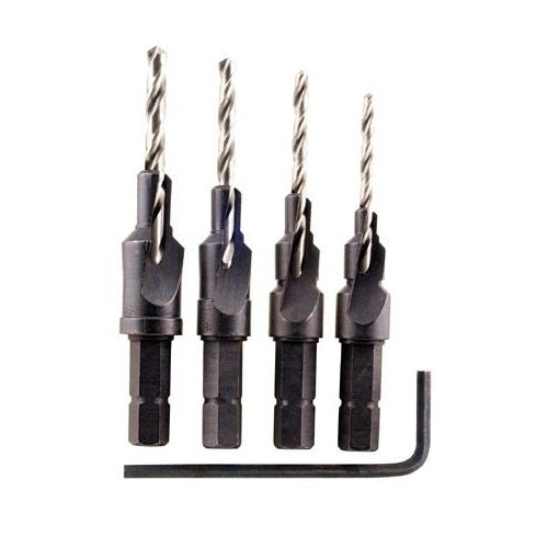 Vermont American 16515 Countersink Screw Pilot Set, 4 Piece