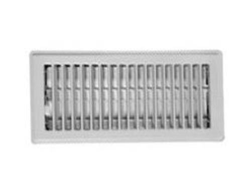 Imperial RG0283 Floor Register, White, 4" x 14"