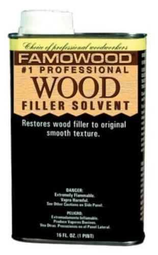 Famowood 730021 Wood Filler Solvent, 1 Pint