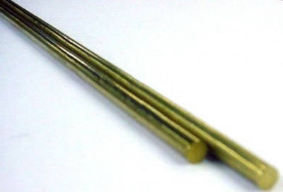 K&S 1165 Brass Round Rod, 1/4" x 36"
