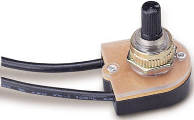 Gardner Bender GSW-69 Single Pole Rotary Switch, Black Plastic