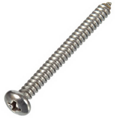Hillman Fasteners  823294 Stainless Sheet Metal Screw, #10 x 1.25", 100 Pack