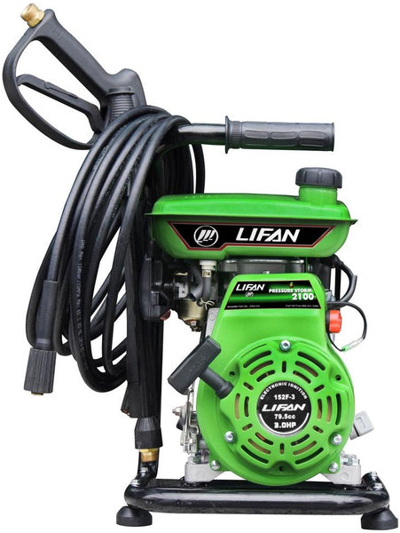 Lifan LFQ2130-CA Recoil Start Gas Pressure Washer, 2,100 PSI