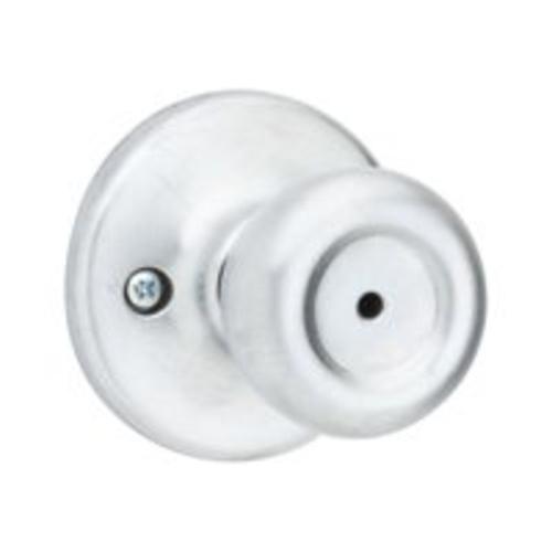 Kwikset 300T26DRCLRCSBX Tylo Privacy Knob Lockset, Satin Chrome