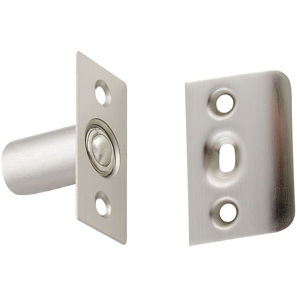 National Hardware N335-927 MPB716 Ball Catches, Satin nickel