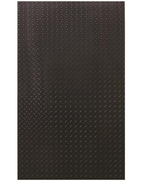 WJ Dennis VPSBK2772 Vinyl Floor Runner, 27" x 72", Black