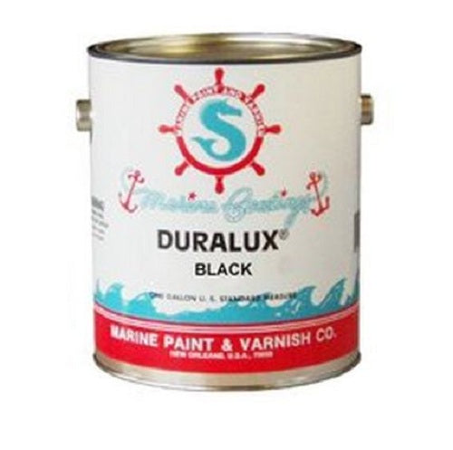Duralux M722-1 Marine Paint, 1 Gallon, Black