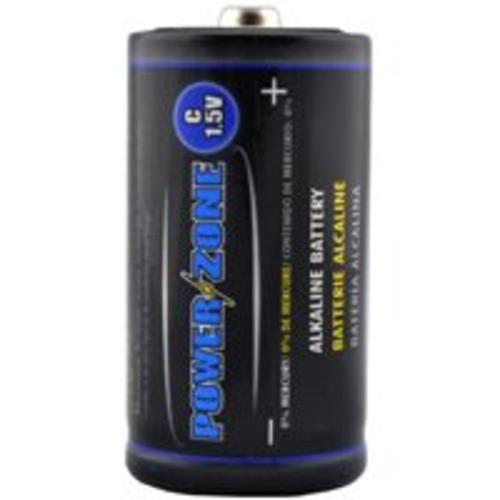 Power Zone LR14-2P-DB Alkaline Battery, C, 1.5 Volt