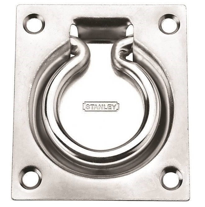 Stanley Hardware 763865 Trap Door Ring Pull, 3" x 3-1/2"