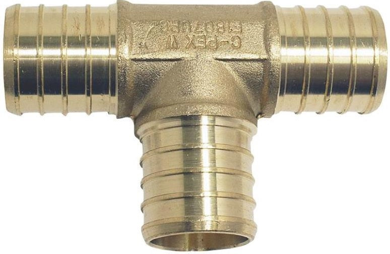 Apollo Valves CPXT34 Brass PEX Tee, 3/4"