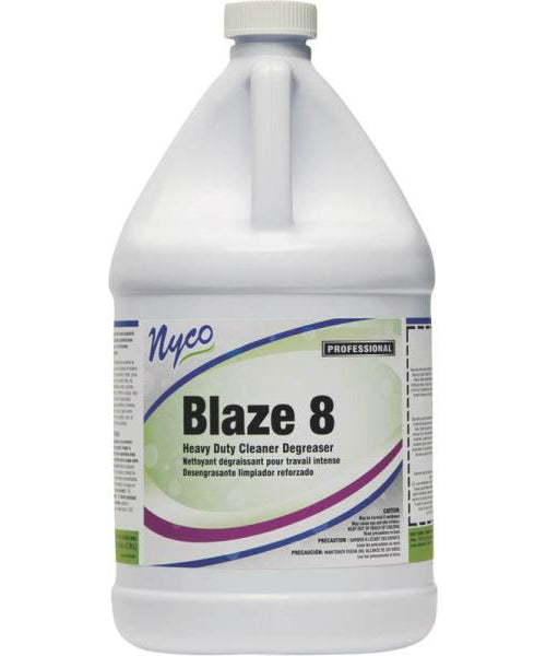 Nyco NL220-G4 Blaze 8 Cleaner & Degreaser, 128 Oz