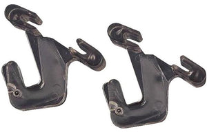 Prosource GB72733-PS Ceiling Track Hooks, Clear, 2/Pack