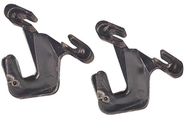 Prosource GB72733-PS Ceiling Track Hooks, Clear, 2/Pack