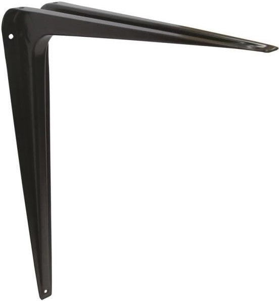 Prosource 21141BK-PS Shelf Brackets, Steel, 10" x 12"