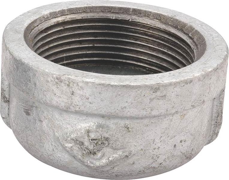 Worldwide Sourcing 18-1/2G Galvanized Malleable Pipe Cap, 1/2"