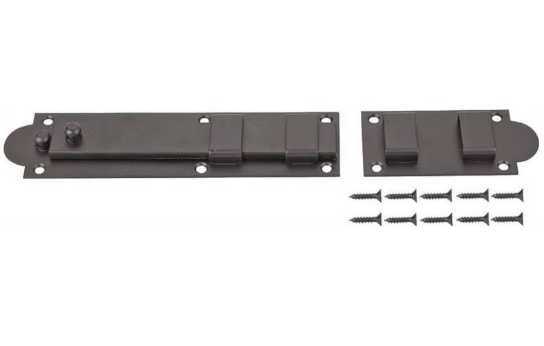 Prosource SH-S10-PS Shutter Slide Bolt, Black Powder Coated