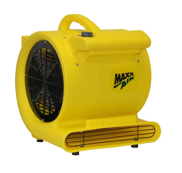MaxxAir HVCF 4000 High Velocity Carpet Blower/Dryer, 1 HP, Yellow