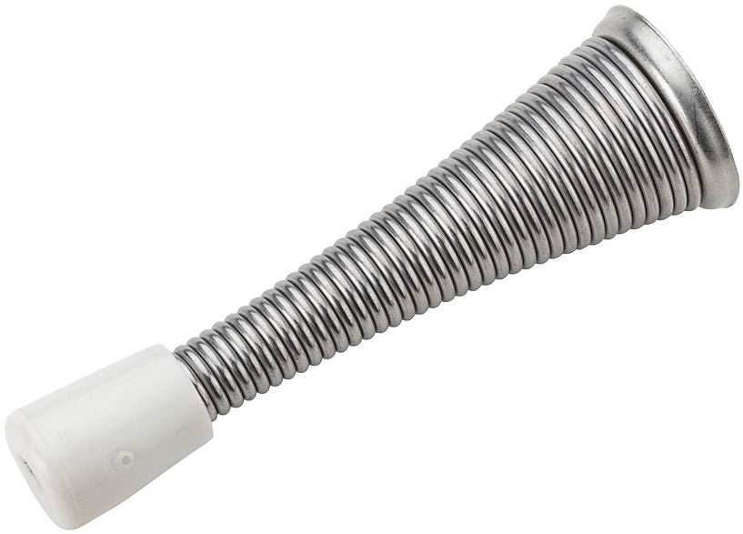 National Hardware N830-159 SPB232 Spring Door Stop, 3", Satin Chrome