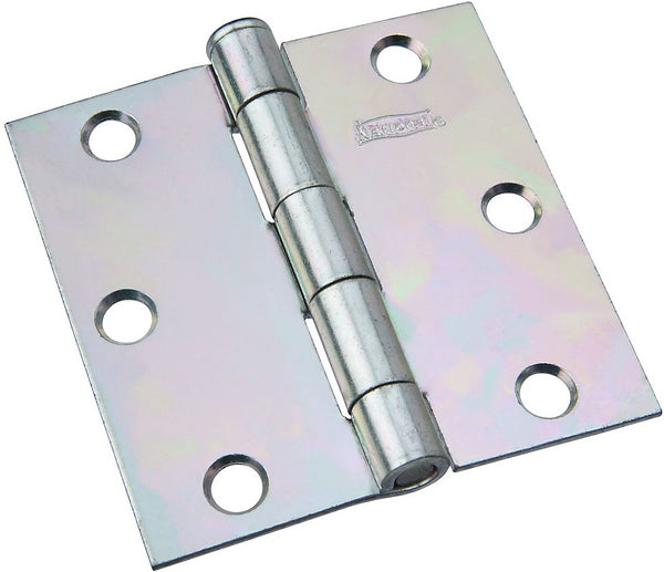 National Hardware N139-832 504BC Removable Pin Broad Hinges, 3", Zinc plated