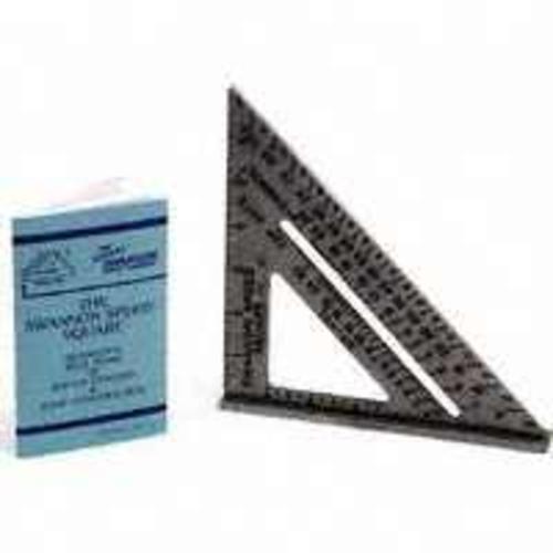 Swanson S0101 Pocket Speed Square, 7" x 7", Aluminum
