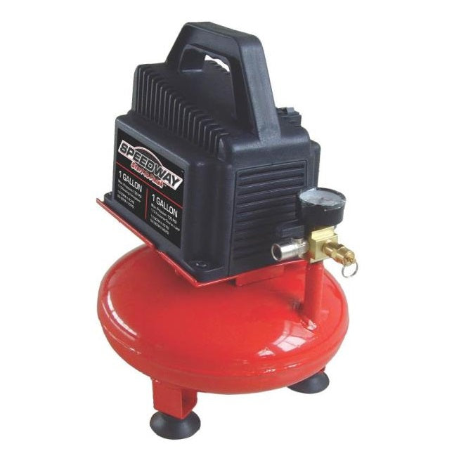 Speedway 52710 Pancake Air Compressor, 1 Gallon, 1/3 HP