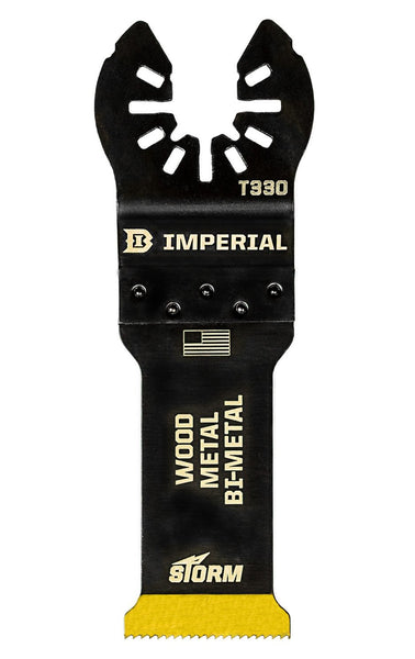 Imperial Blades IBOAT330-10 Universal Fit Bi-Metal Tin Storm Blade, 1-1/4"