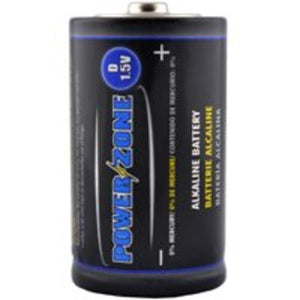 Power Zone LR20-2P-DB Alkaline Battery, 1.5 Volt, D