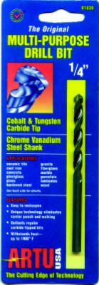 Multi-Purpose Drill Bit 1/4" X 4-1/4"