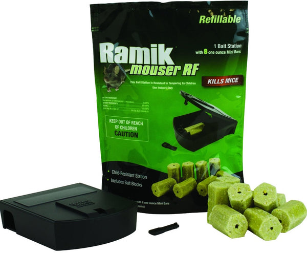 Neogen 000800 Rodenticide D-Ramik Refillable Bait Station, Black