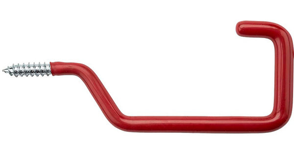 National Hardware N188-010 V2213 Rafter Screw Hooks, Vinyl coated, Red