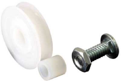 Slide-Co 1125 Adjustable Sliding Screen Door Bottom Roller, 1-1/4", 2-Pack