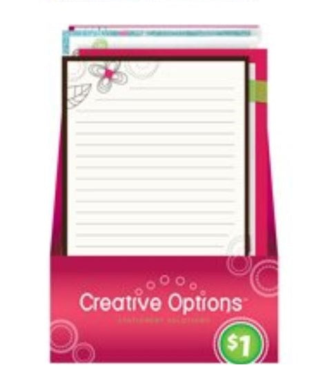 Creative Options 9866 Writing Pad, 60 Sheet
