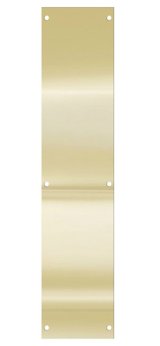 Stanley N197-897 Push Plate, Solid Brass, 3-1/2" x 15"