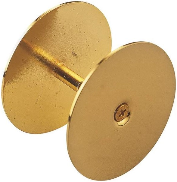 Prosource HSH-021-PS Plate Hole Cover, 2-5/8", Brass