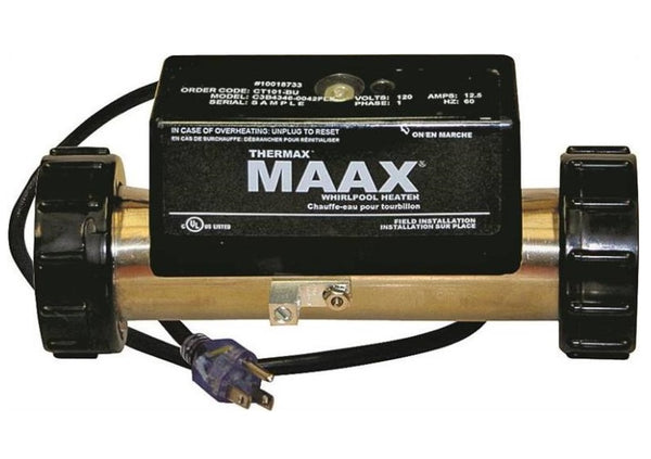 Thermax 10018639 In-Line Whirlpool Heater, For Use With Maax Cocoon Whirlpools